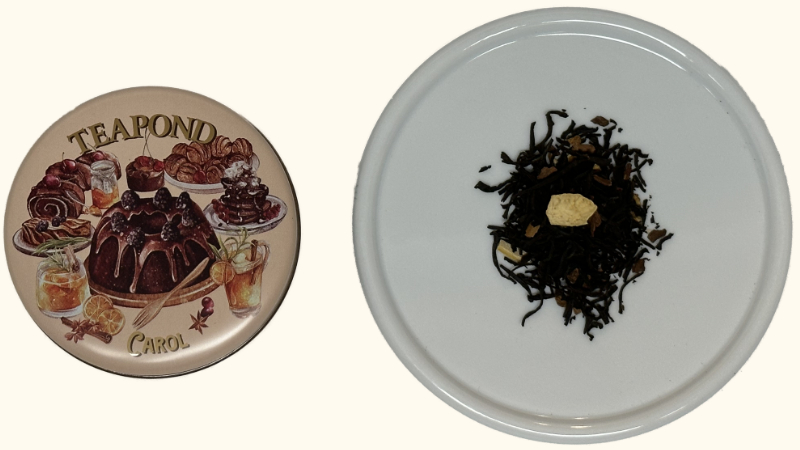 ティーポンドのキャロルの茶葉と紅茶缶