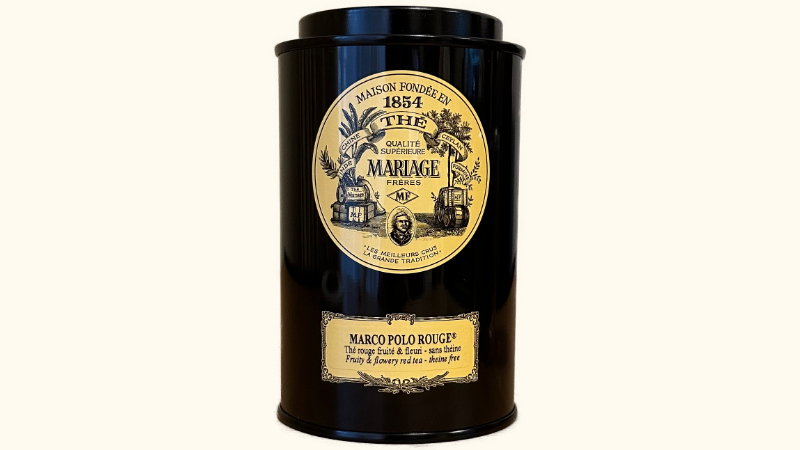 マリアージュフレール マルコポーロ ルージュの茶葉缶