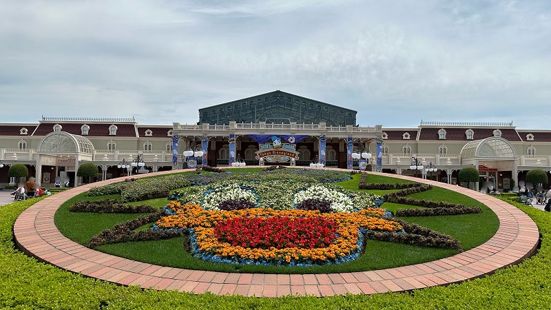 東京ディズニーランド ドナルドの花壇