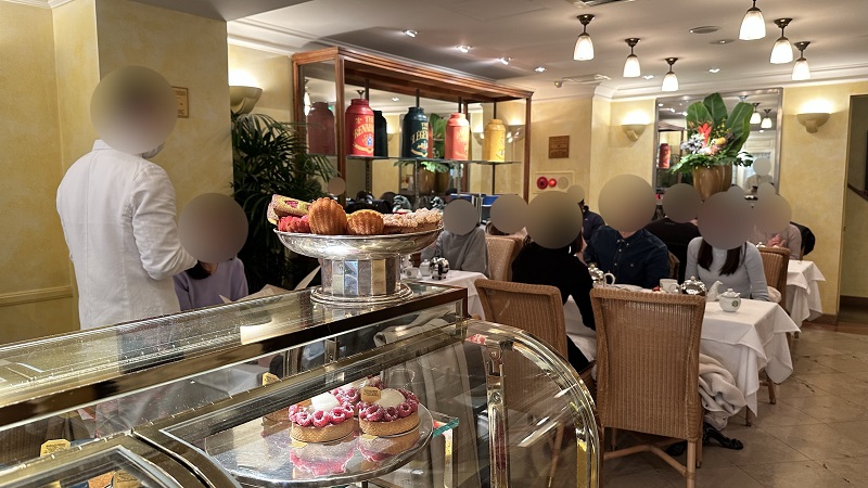 マリアージュフレール銀座本店 3階 座席の様子
