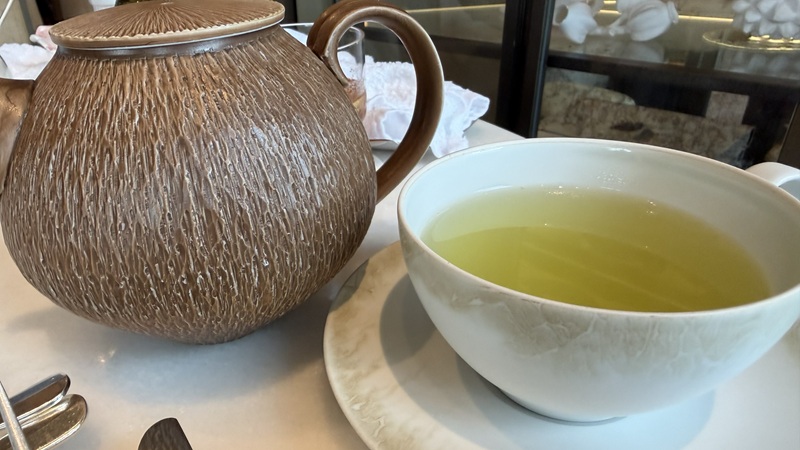 リッツカールトン東京 ロビーラウンジ アフタヌーンティーの緑茶 ザ・リッツ・カールトン東京 限定ブレンド緑茶